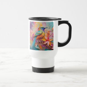 Mug De Voyage Oiseau-chanteur à gorge violette Imaginaire