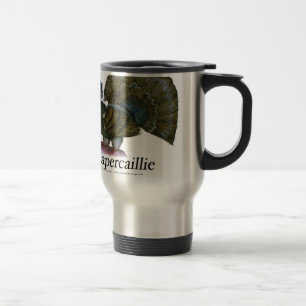 Mug De Voyage Oiseau de Capercaillie, fernandes élégants