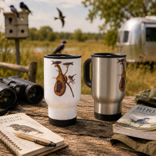 Mug De Voyage Oiseau pourpre de Martin Audubon vintage