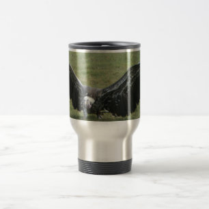 Mug De Voyage Oiseau vautour de la proie ailes ouvertes faune