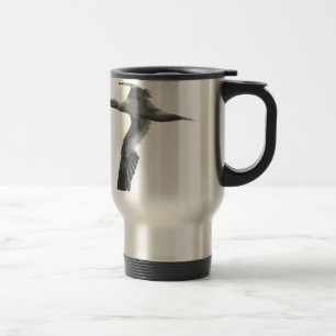 Mug De Voyage Oiseaux de mer abstraits