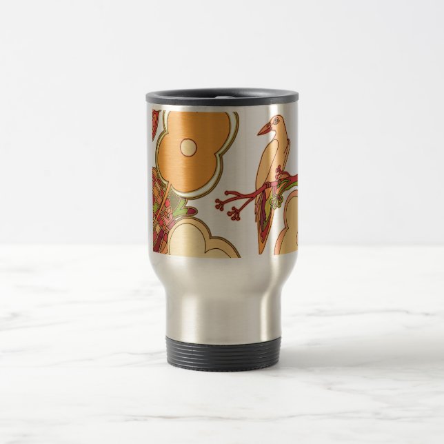 Mug De Voyage Oiseaux lunaires (Centre)