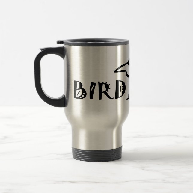 Mug De Voyage Oiseaux, Observation des oiseaux, Ornithologie (Gauche)