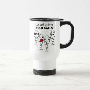 Mug De Voyage On Vivait Dans Les Boules, Nom Personnalisé Papa