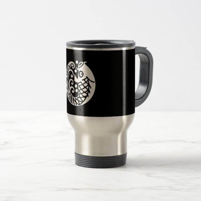 Mug De Voyage Onde carpe (Devant droit)