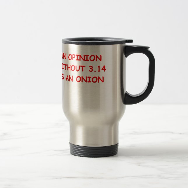 Mug De Voyage opinion d'oignon (Droit)