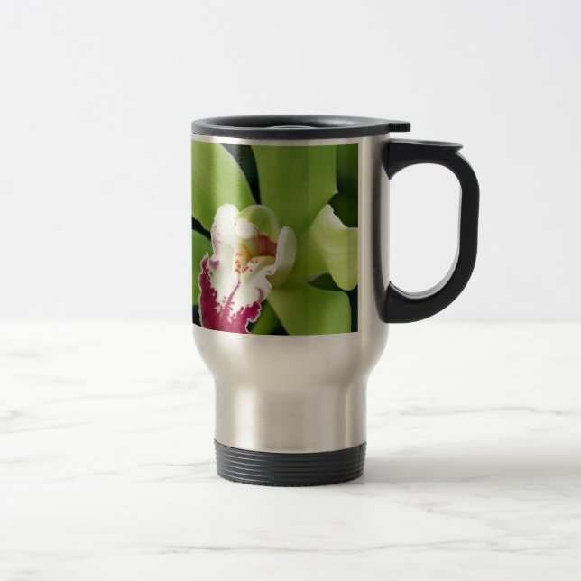 Mug De Voyage Orchidée verte (Droit)