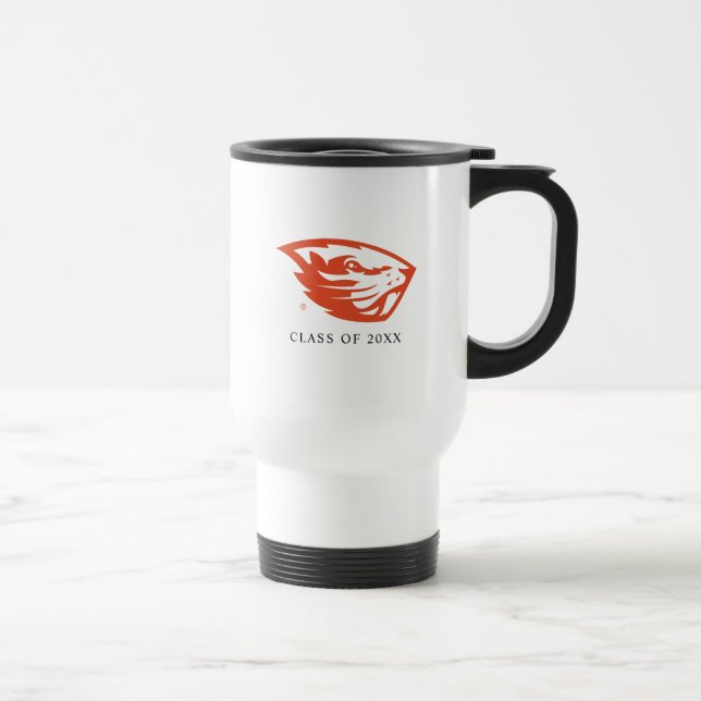 Mug De Voyage Oregon State Beavers | Tête de castor (Droite)