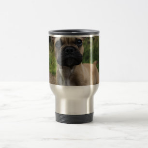 Mug De Voyage Oreiller à lancer de chien de taureau français