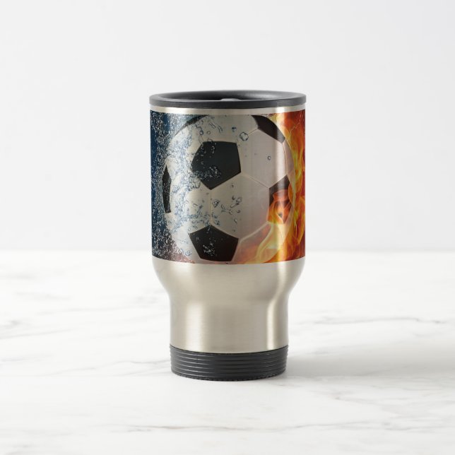 Mug De Voyage Oreiller de lancer de ballon de football/football  (Centre)