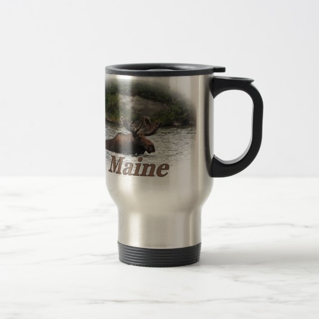 Mug De Voyage Orignaux du Maine Taureau (Droit)