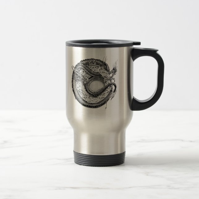 Mug De Voyage Ornamental de dragon (Droit)
