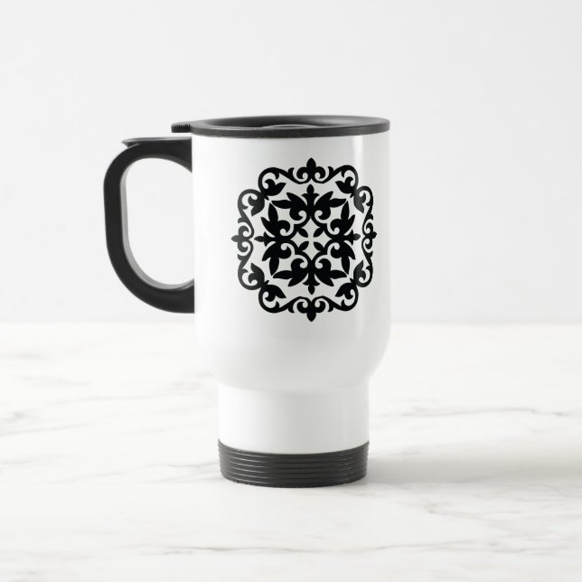 Mug De Voyage Ornamental Floral Design (Gauche)