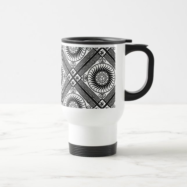 Mug De Voyage ornement celtique diagonal (Droite)