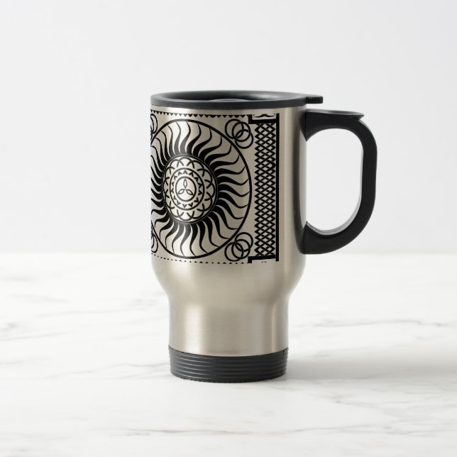 Mug De Voyage ornement celtique unique (Droit)