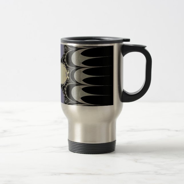 Mug De Voyage Ornement Doré (Droit)