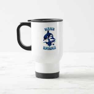 Mug De Voyage Orques de baleines tribales de vacances de Hana Ha