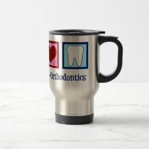 Mug De Voyage Orthodonties d'amour de paix