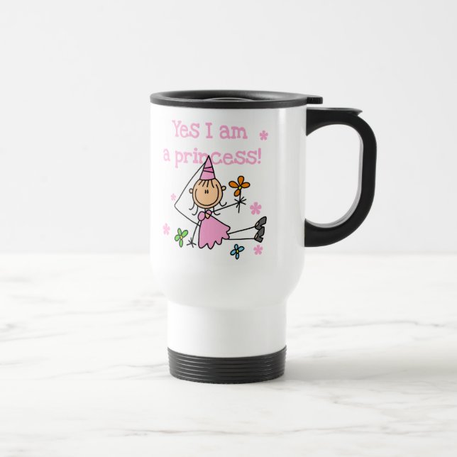 Mug De Voyage Oui je suis une princesse (Droite)