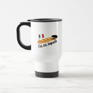 Mug De Voyage Oui Oui Baguette - Drôle de la cuisine française