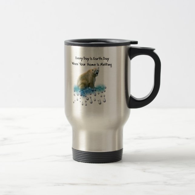 Mug De Voyage Ours blanc (Droit)