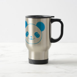 Mug De Voyage Ours bleu Kawaii Panda