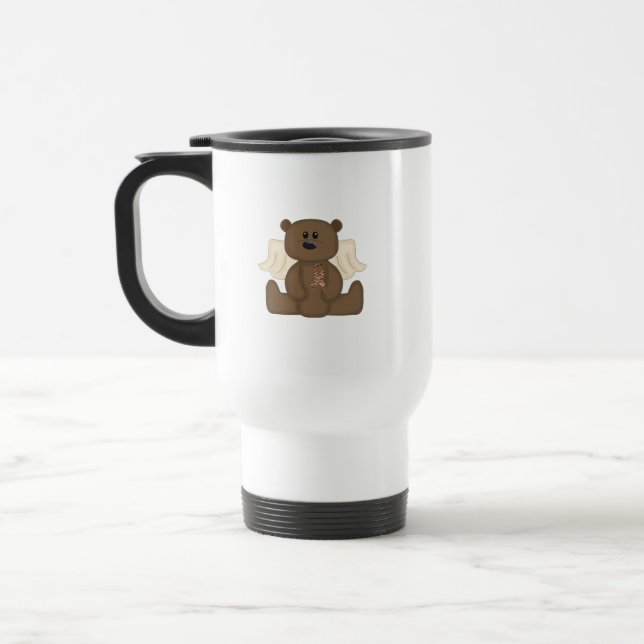 Mug De Voyage Ours de sensibilisation sur l'autisme de garçon (Gauche)
