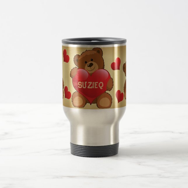 Mug de voyage Ours en peluche (Centre)