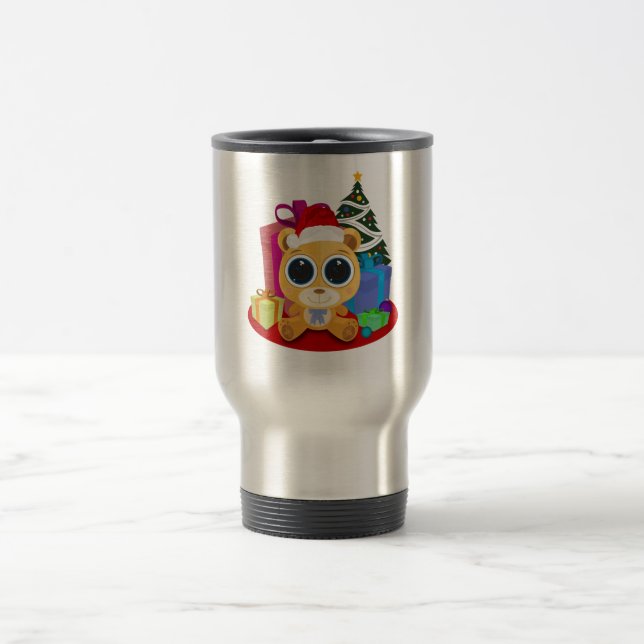 Mug De Voyage Ours en peluche - Noël (Centre)