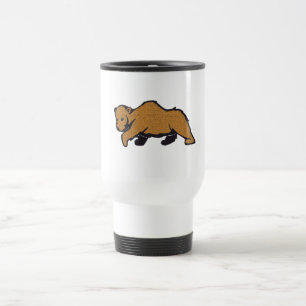 Mug De Voyage Ours grizzli Brown artistique