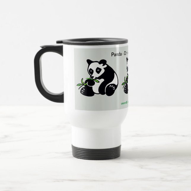 Mug De Voyage Ours Kawaii PANDA -Conservation- Écologie - Nature (Gauche)