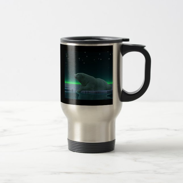 Mug De Voyage Ours polaire à bord de glace (Droit)