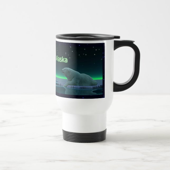 Mug De Voyage Ours polaire à bord de glace (Droite)