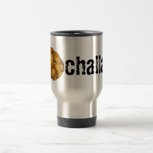 Mug De Voyage Pain tressé de Pain tressé de Challah Hanoukka