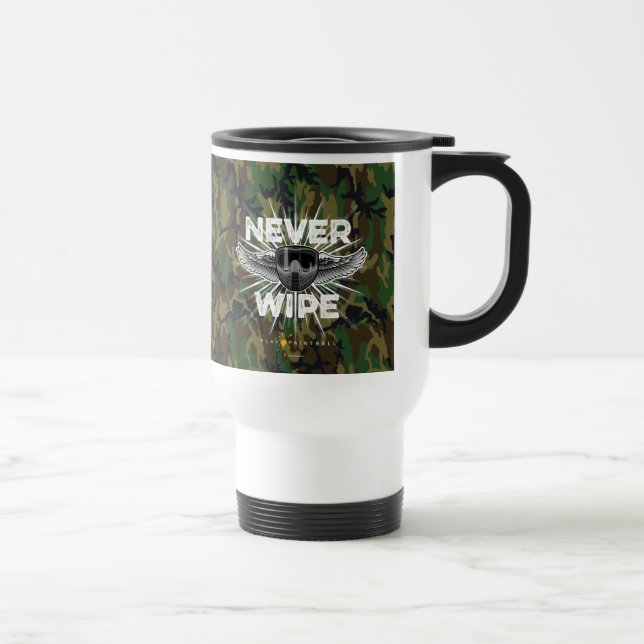 Mug De Voyage Paintball Never Wipe (camo) (Droite)