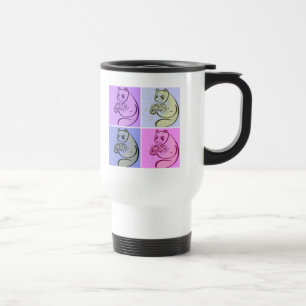 Mug De Voyage Panda Bear Pop Art