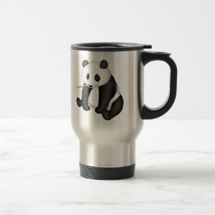 Mug De Voyage Panda mangeant le bambou