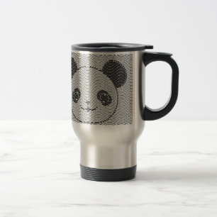 Mug De Voyage Panda Porte Face Sur La Vague Motif