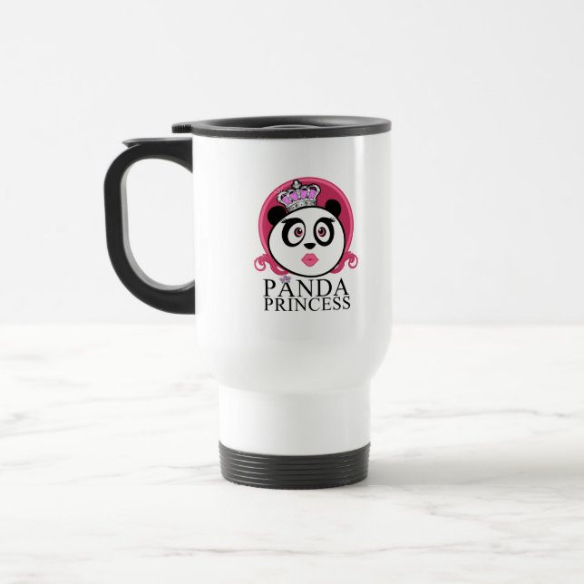 Mug De Voyage Panda Princesse Panda Reine Couronne (Gauche)