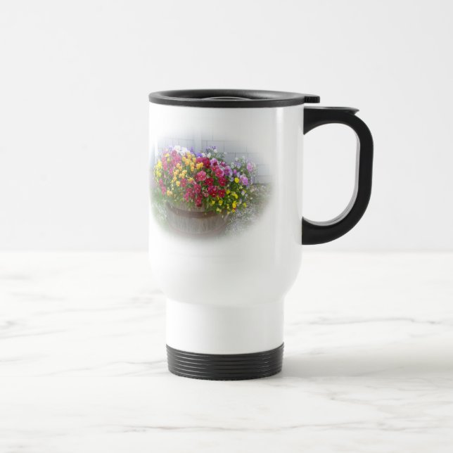 Mug De Voyage Panier de fleurs (Droite)