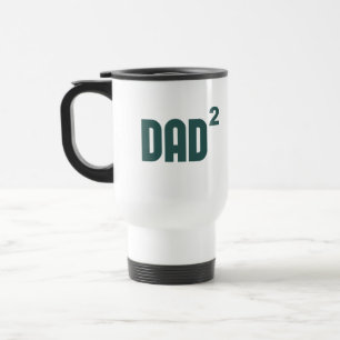 Mug De Voyage Papa Dad2 carré exponentiellement