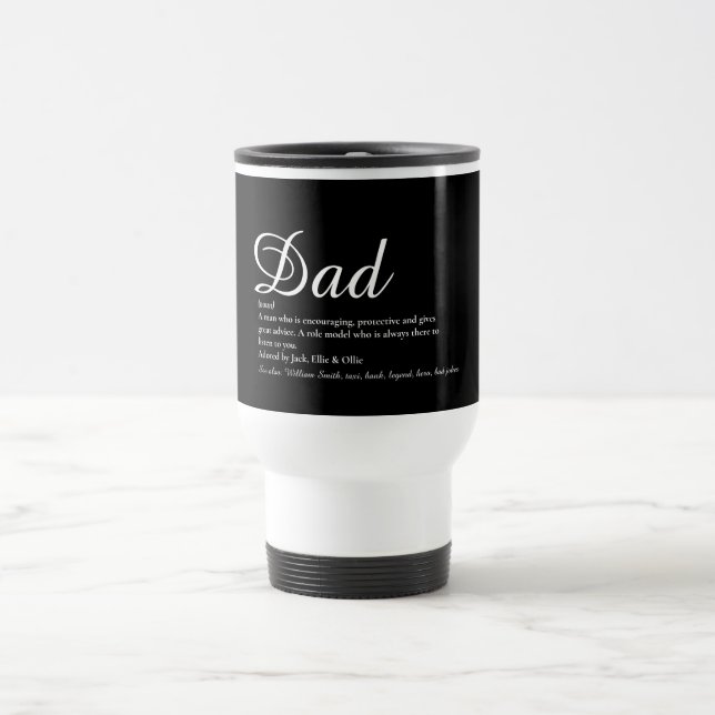 Mug De Voyage Papa, Daddy, Père Définition Scénario Moderne Amus (Centre)