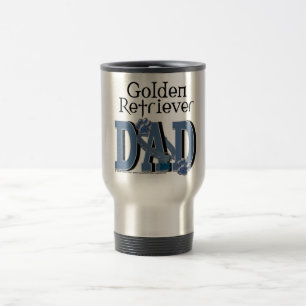 Mug De Voyage Papa de golden retriever
