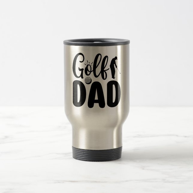 Mug De Voyage Papa de golf (Centre)