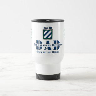 Mug De Voyage Papa de la 3e division d'infanterie