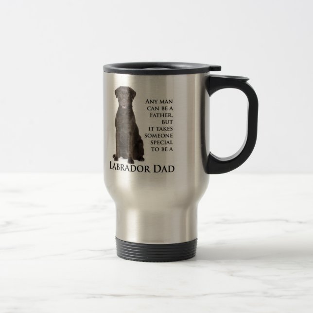 Mug De Voyage Papa de laboratoire de chocolat (Droit)
