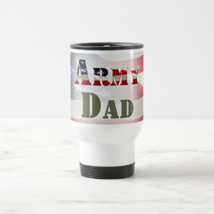 Mug De Voyage Papa de l'armée