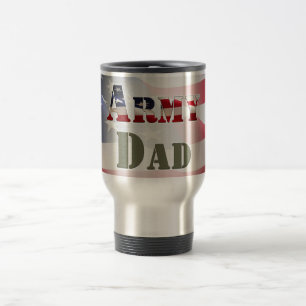 Mug De Voyage Papa de l'armée