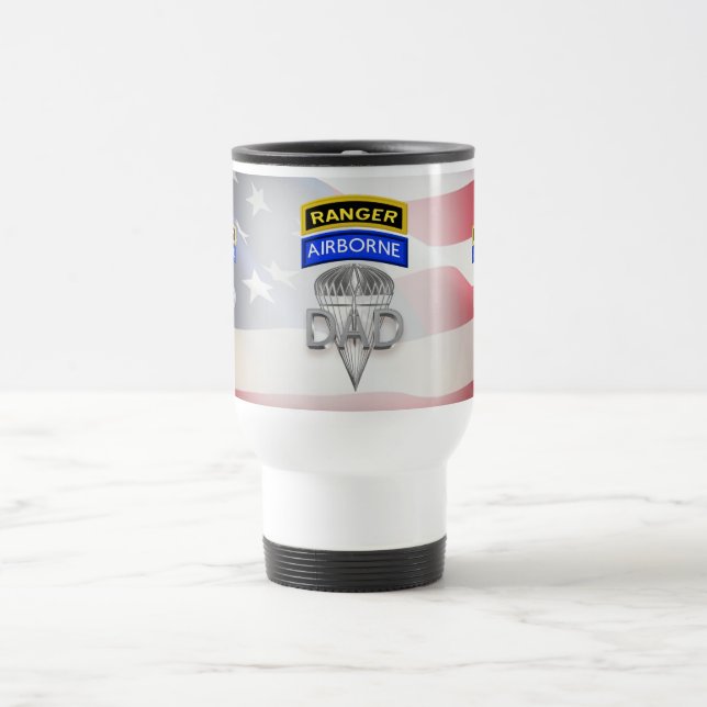 Mug De Voyage Papa de l'armée (Centre)