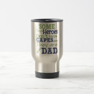 Mug De Voyage Papa de super héros